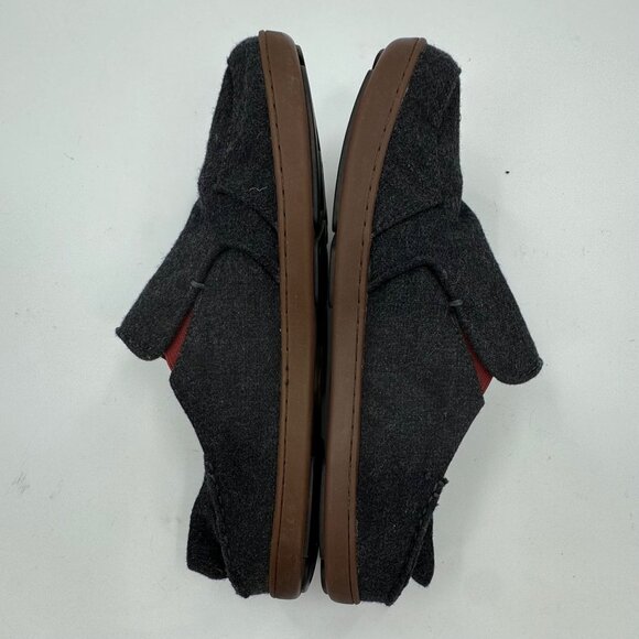 Olukai Mens Nohea Wool Slip-On Shoes Size M12 Charcoal With Rubber Outsole - Picture 6 of 9
